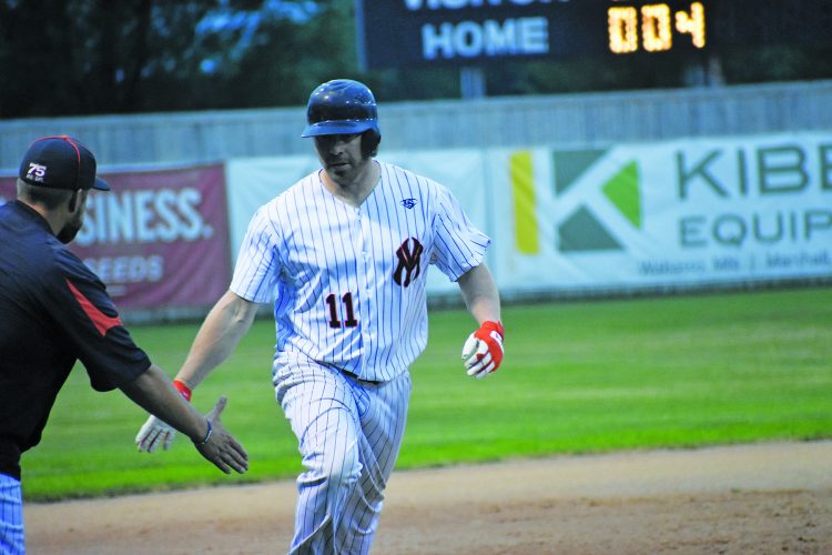 AMATEUR BASEBALL Milroy Yankees use backtoback homers to power past